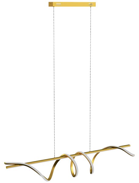 HOMCOM Pendant Light with 3 Colour Temperatures - Gold Tone