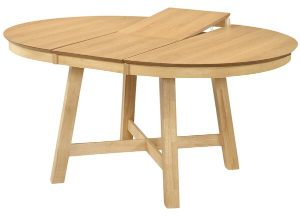 Rochelle Wooden Extending Dining Table - Light Oak