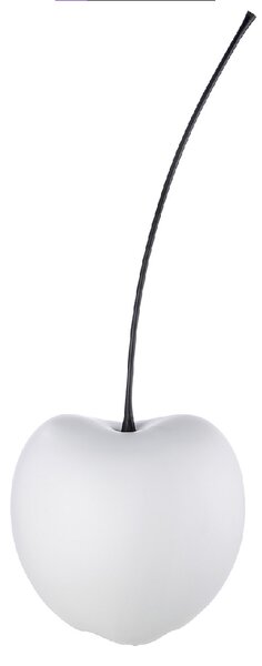 Gaily Small Ceramic Cherry Sculpture - Matt White