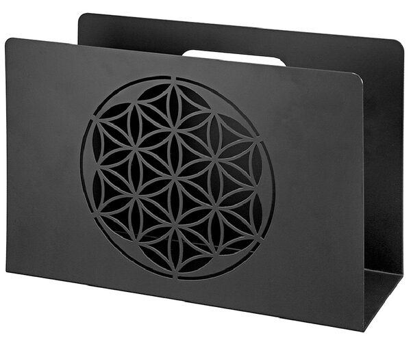 Brooklyn Metal Magazine Rack - Matt Black