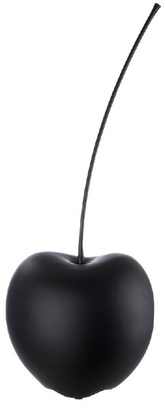 Gaily Small Ceramic Cherry Sculpture - Matt Black