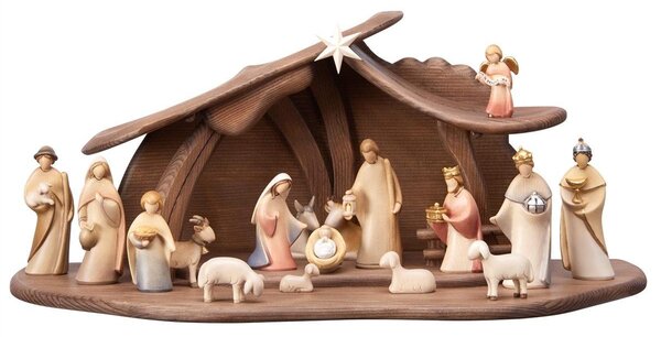 Nativity scene LE with 18 figures