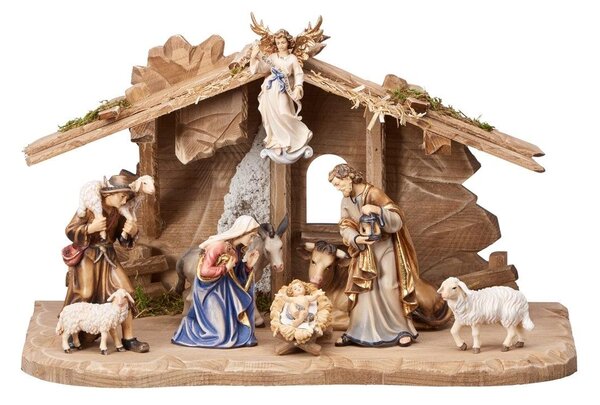 Nativity scene sets of the Holy Night with 8 figurines KO