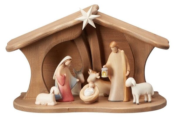 Nativity Set 8 pcs-stable Luce for Holy Family