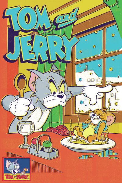 Art Poster Tom & Jerry - Comics Cover, (26.7 x 40 cm)