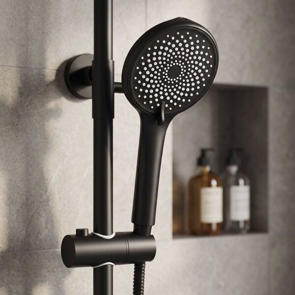 Shower set Rea Foss Clif Black