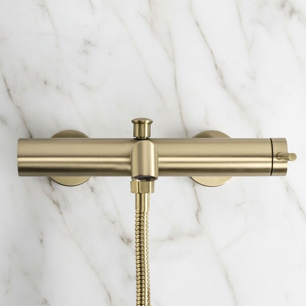 Bathroom faucet REA Foss Gold Brush