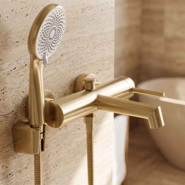 Bathroom faucet REA Foss Gold Brush
