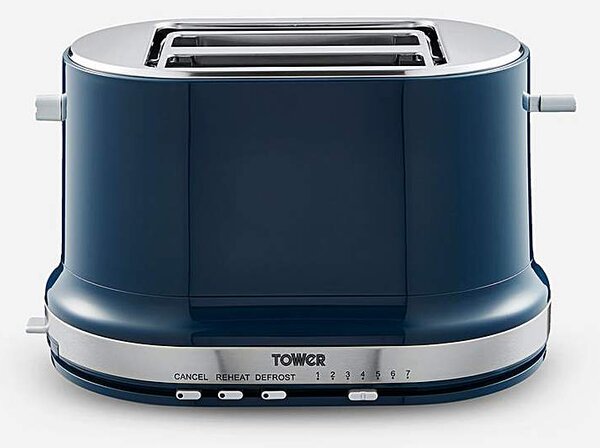 Tower Belle 2 Slice Blue Toaster