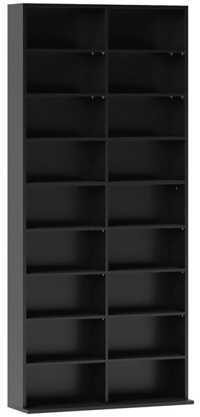 HOMCOM 640 CD Storage Tower - Black