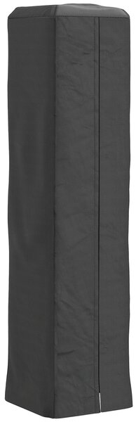 Outsunny Heavy Duty Gas Pyramid Patio Heater Cover, Full Length Outdoor Heater Cover Protector, UPF 30+ Oxford Fabric with Zipper, Black