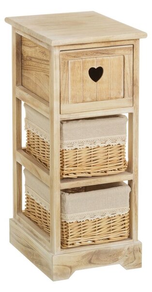 Chest of drawers COUNTRY Natural 26 x 32 x 63 cm