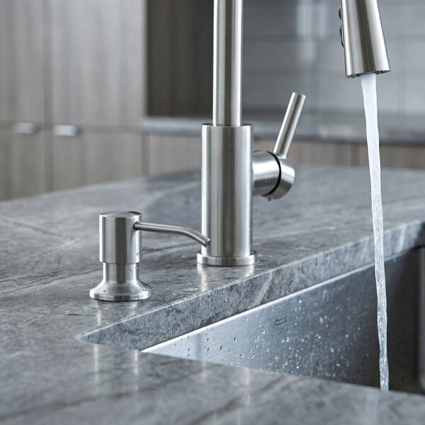 Detergent dispenser for sinks Rea LON Brush Nickel