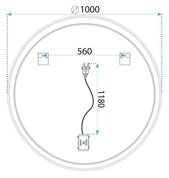 Mirror LED SOFT 100