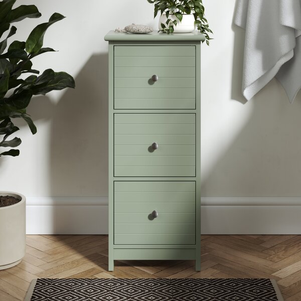 Nautical 3 Drawer Unit Sage