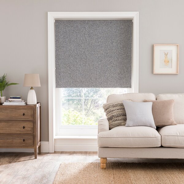 Walcot Grey Blackout Roller Blind Grey