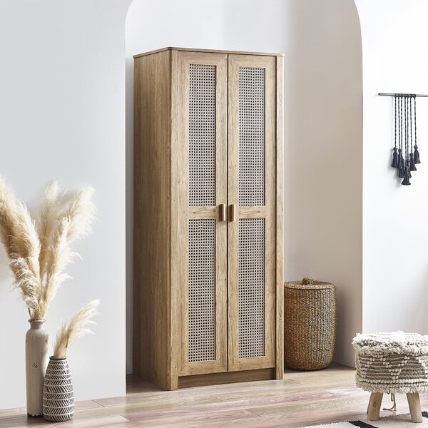 Victor 2 Door Wardrobe Brown