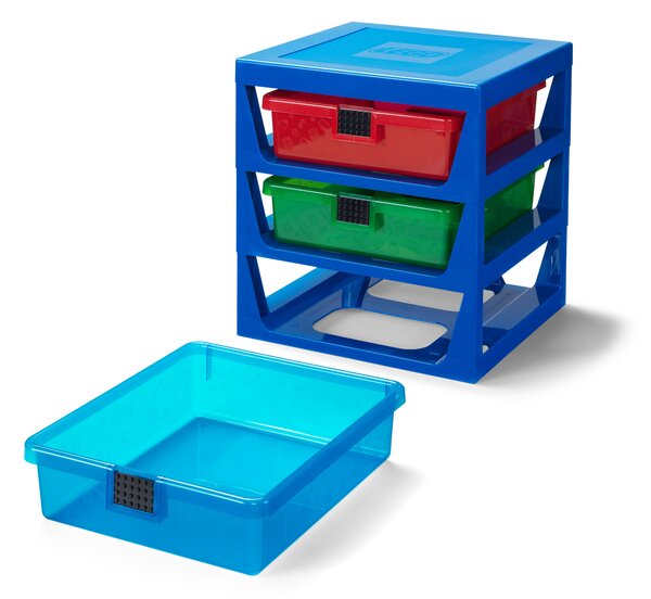 LEGO 3 Tower Drawers Blue