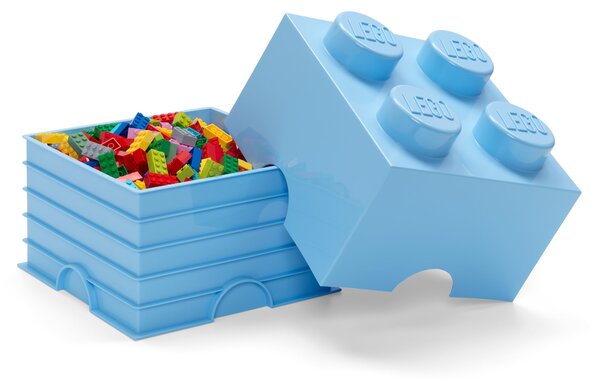 LEGO 4 Brick Storage Box Royal Blue