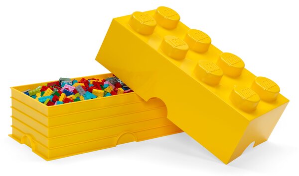 LEGO 8 Brick Storage Box Yellow