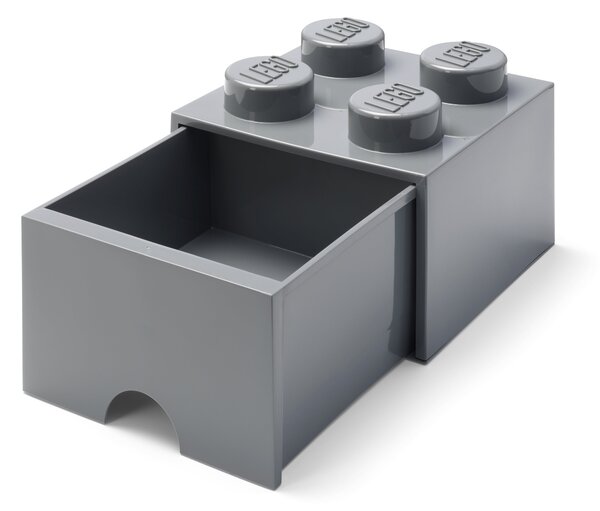 LEGO 4 Brick Drawer Stone (Grey)