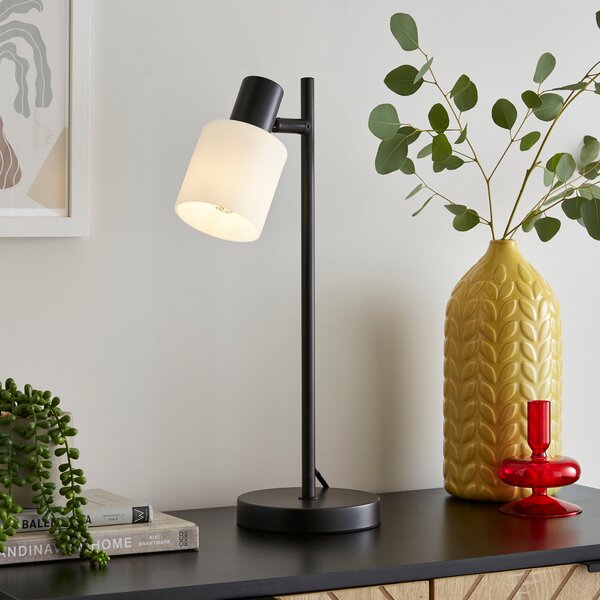 Erik Metal Adjustable Table Lamp Black