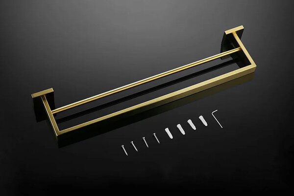 Bathroom hanger GOLD Brush ERLO 02