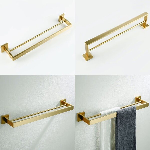 Bathroom hanger GOLD Brush ERLO 02