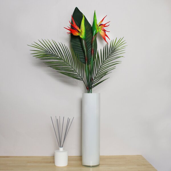 Bird of Paradise and Palm Letterbox Bouquet Green