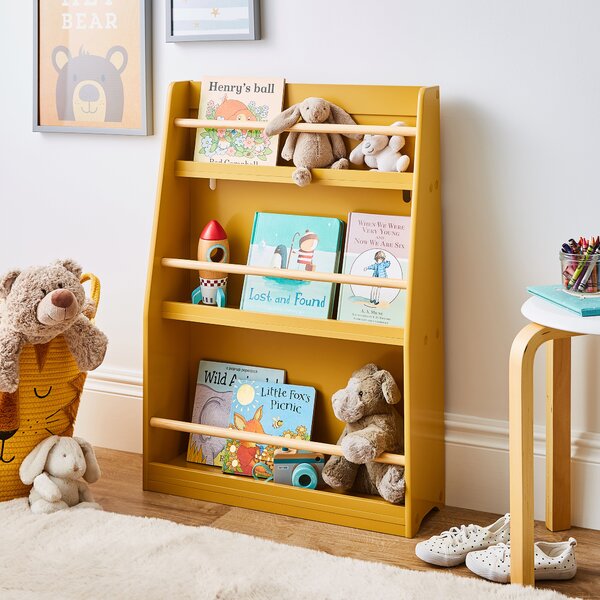 Kids Bookcase Yellow