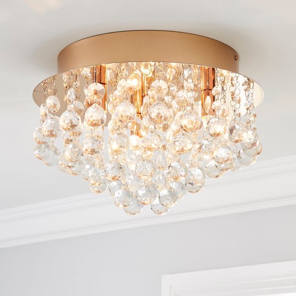 Torto Large Ceiling Fitting Rose Gold