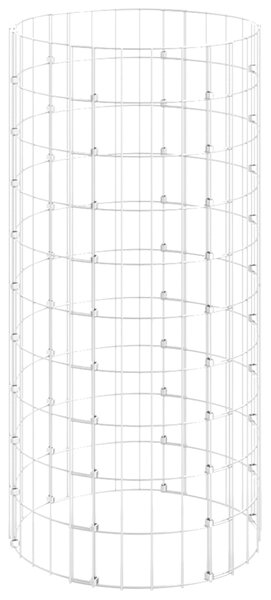 Circular Gabion Pole Galvanised Steel Ø50x100 cm