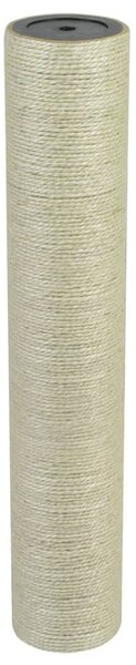 Cat Scratching Post 8x45 cm 8 mm Beige