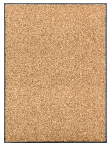 Doormat Washable Cream 90x120 cm