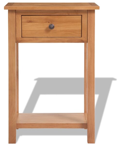 Console Table 50x32x75 cm Solid Oak Wood