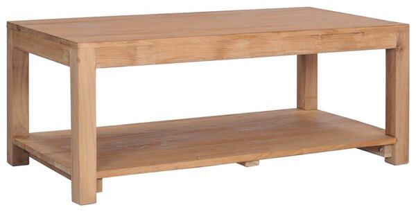 Coffee Table 100x50x40 cm Solid Teak Wood