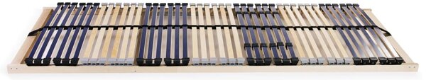 Slatted Bed Bases without Mattress 2 pcs with 42 Slats 90x200 cm