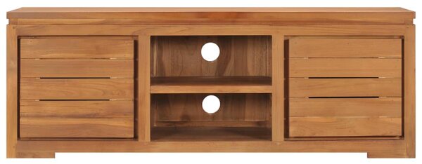 TV Cabinet 110x30x40 cm Solid Teak Wood