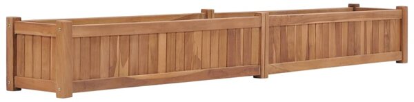 Raised Bed 200x30x25 cm Solid Teak Wood