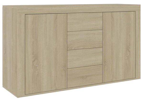 Sideboard Sonoma Oak 120x36x69 cm Engineered Wood