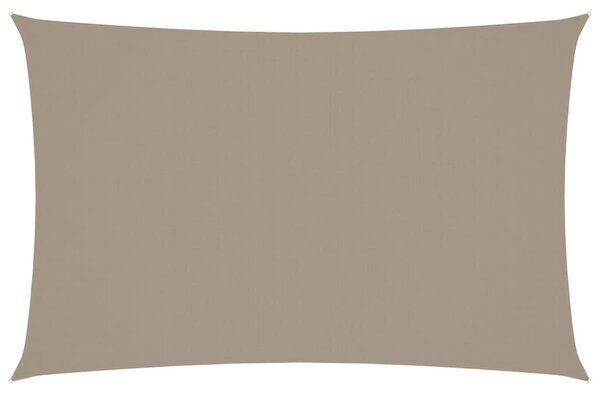 Sunshade Sail Oxford Fabric Rectangular 4x7 m Taupe