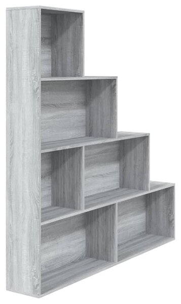 Book Cabinet Grey Sonoma 155x24x160 cm