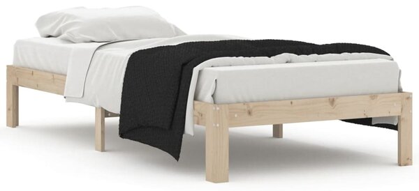 Bed Frame without Mattress Solid Wood Pine 90x200cm