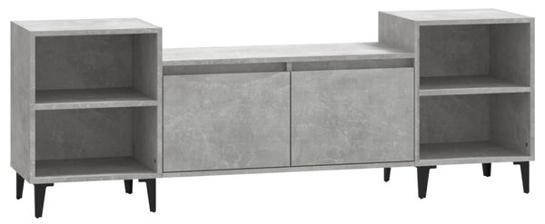 TV Cabinet Concrete Grey 160x35x55 cm Engineered Wood