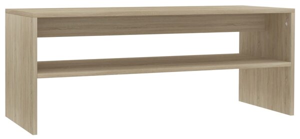 Coffee Table Sonoma Oak 100x40x40 cm Engineered Wood