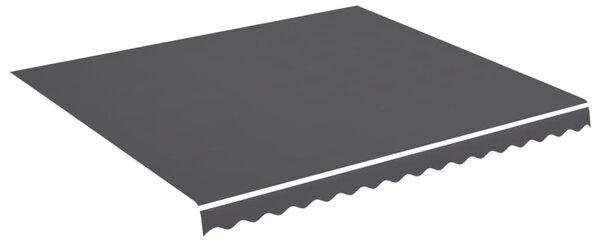 Replacement Fabric for Awning Anthracite 4x3.5 m