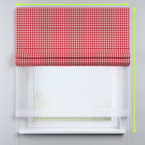 Double layered Roman blind DUO