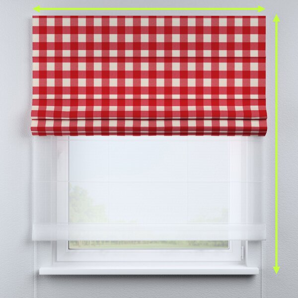 Double layered Roman blind DUO