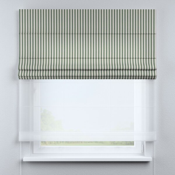 Voile and fabric roman blind (DUO II)
