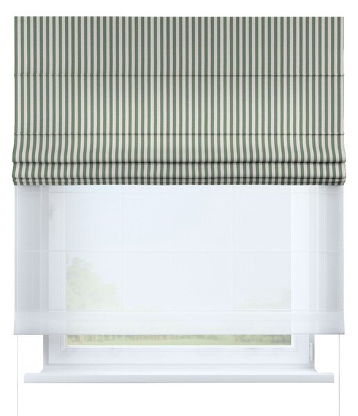 Voile and fabric roman blind (DUO II)